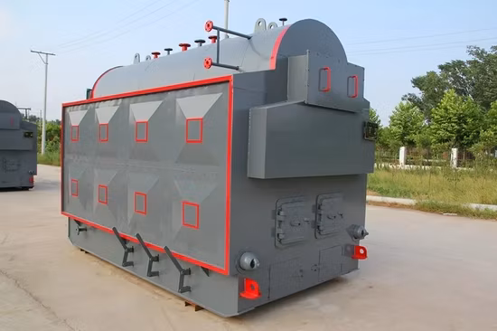 Suministro de fábrica con manual de operación Caldera manual de vapor a carbón industrial con economizador 1th 2 Ton/Hr 6ton/Hr